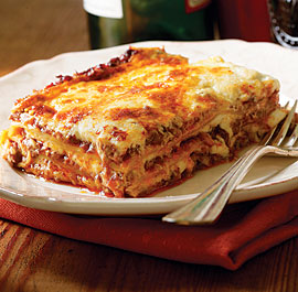 un piatto di lasagne...