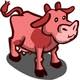 mucca rosa