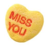 miss you candy heart