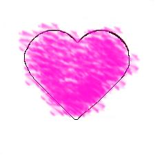 Pink fog heart