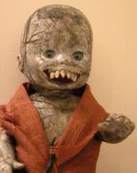 Burned doll