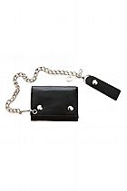 black chain wallet