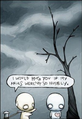 I'll try to hug u