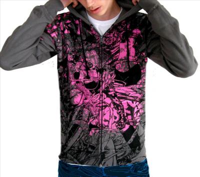 Iron Fist Charcoal Babylon Men's Zip Hoody 