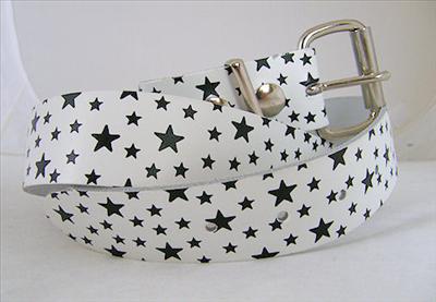 Leather blackstar belt (BLT003)