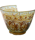 Lusterware Glass Goblet