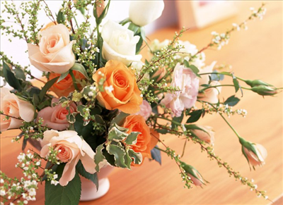 white flowers