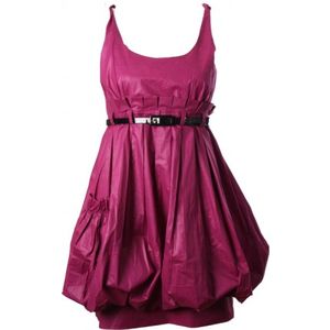 magenta dress