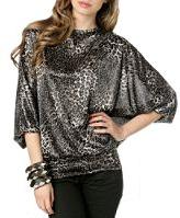 leopard printed top