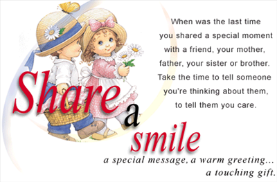 share a smile.....