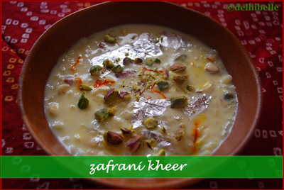 zafrani kheer