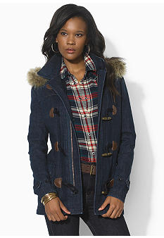Lauren Jeans Co. Alisa Denim Toggle Jacket