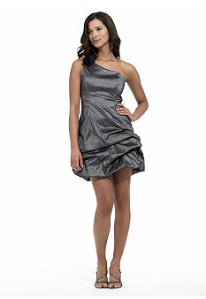 Betsy & Adam One Shoulder Dress