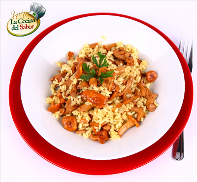 Risotto con hongos