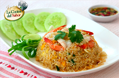 Arroz con Camaroncitos para enamorar
