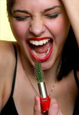 red lips