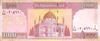 1000 Afganies