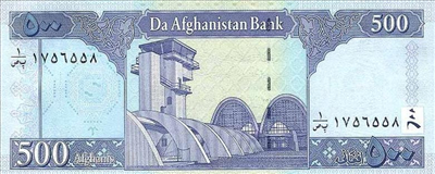 500 Afghanis