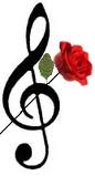rose clef de sol