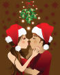 Christmas kiss