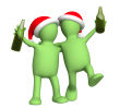 Friends hugs for Christmas 