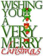 Wishing you Merry Christmas 