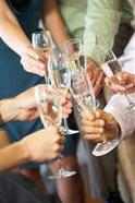 Here's to you and here's to me. I pray that friends we'll always be, but if by chance we disagree, the heck with you and here's to me!