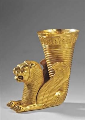 Old gold cup