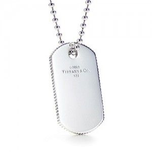 tifanny & Co. dog tag
