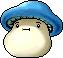 blue mushroom