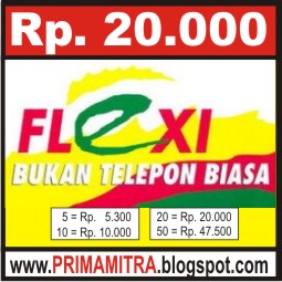 free pulsa  FLEXI-20 from PRIMAMITRA