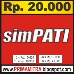 free pulsa  SIMPATI-20 from PRIMAMITRA