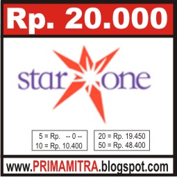 free pulsa STARONE-20 from PRIMAMITRA