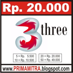 free pulsa three-20 from PRIMAMITRA