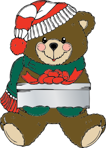 A Christmas bear 