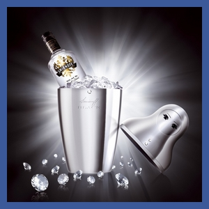une bonne bouteille de vodka et son seau à glace
