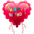 Birthday Balloon Heart