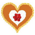 Pumpkin Pie Heart