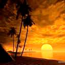 red sun