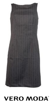 Sleeveless Pin Striped Dress 