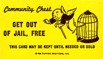 GET OUT OF JAIL FREE CARD