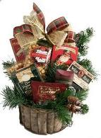 Xmas flower basket