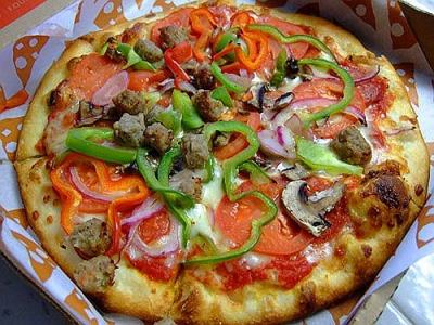 totally veg pizza