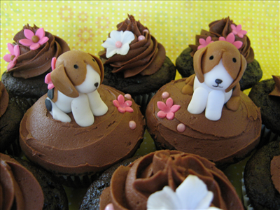 Köpekli Cup Cake