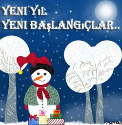 010 yılı acılarımızla, sevinçlerimizle geride kalacak. 2011 daha fazla umut, daha fazla sevinç, daha fazla mutluluk getirsin. Yaşamında güzel yıllar, mutlu yarınlar, gerçek dostluklar hep seninle olsun. Yeni yılın sana ve tüm sevdiklerine sağlık, mutluluk, neşe, başarı, bolca para, sevgi ve huzur getirmesini dilerim. Mutlu Yıllar!!