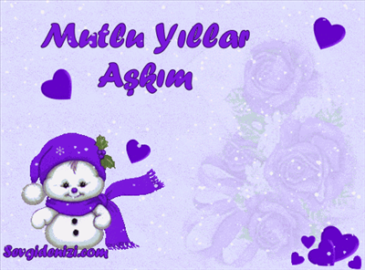 ♥ Yaşamınca güzel yıllar, mutlu yarınlar, dostça dostluklar hep senin olsun. MUTLU YILLAR AŞKIM! 