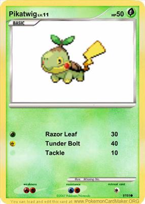 Pikatwig Card