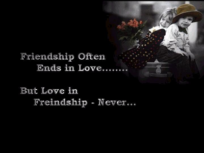 friendship often ends in love