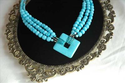 blue pendant