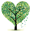 Green Tree Heart